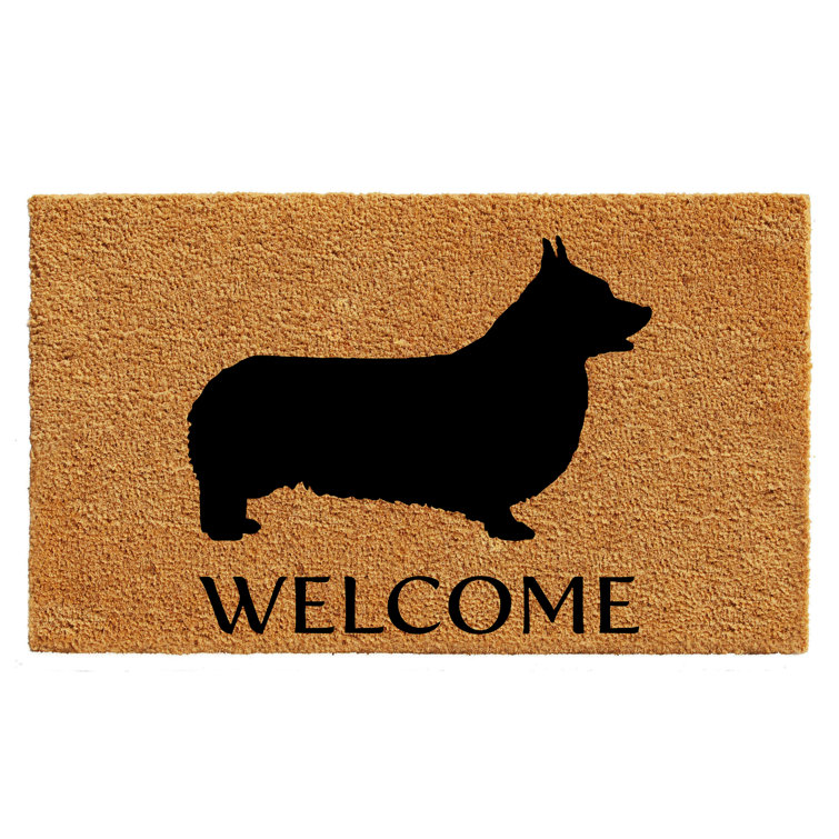 Winston Porter Vejle Pembroke Welsh NonSlip Outdoor Door Mat